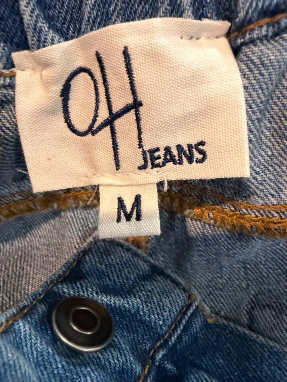 👖✨ OLI & HALI Upside Down Patchwork Jeans – Size M ✨👖
